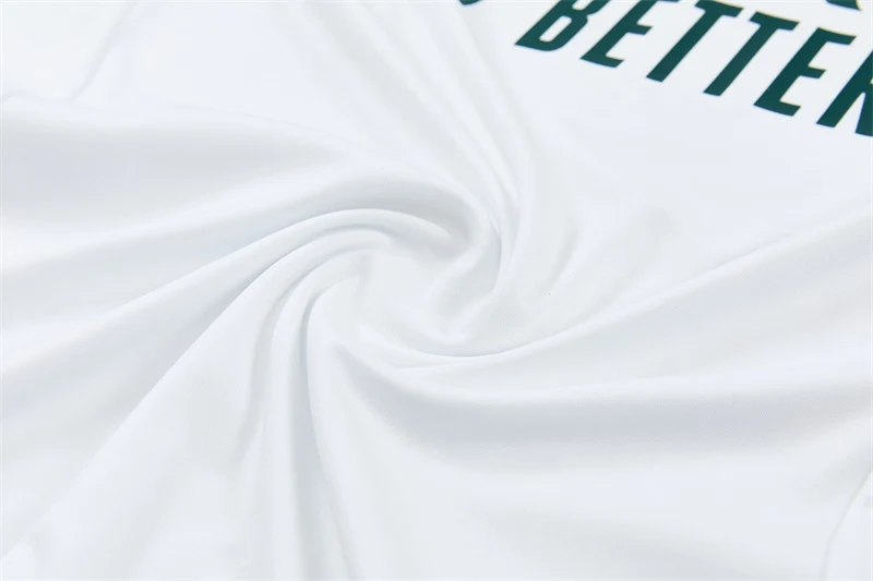 2026-27 Real Madrid White & Green Half-Zip Training Jersey view 6