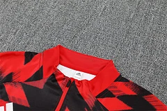 2025-26 Manchester United Red and Black Half-Pull Training Jersey view 10