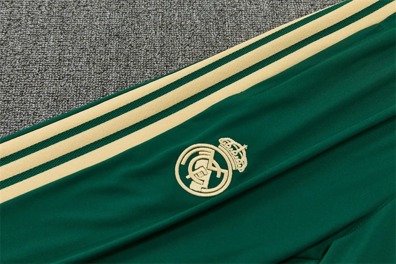 2026-27 Real Madrid Green Half-Zip Training Jersey view 8