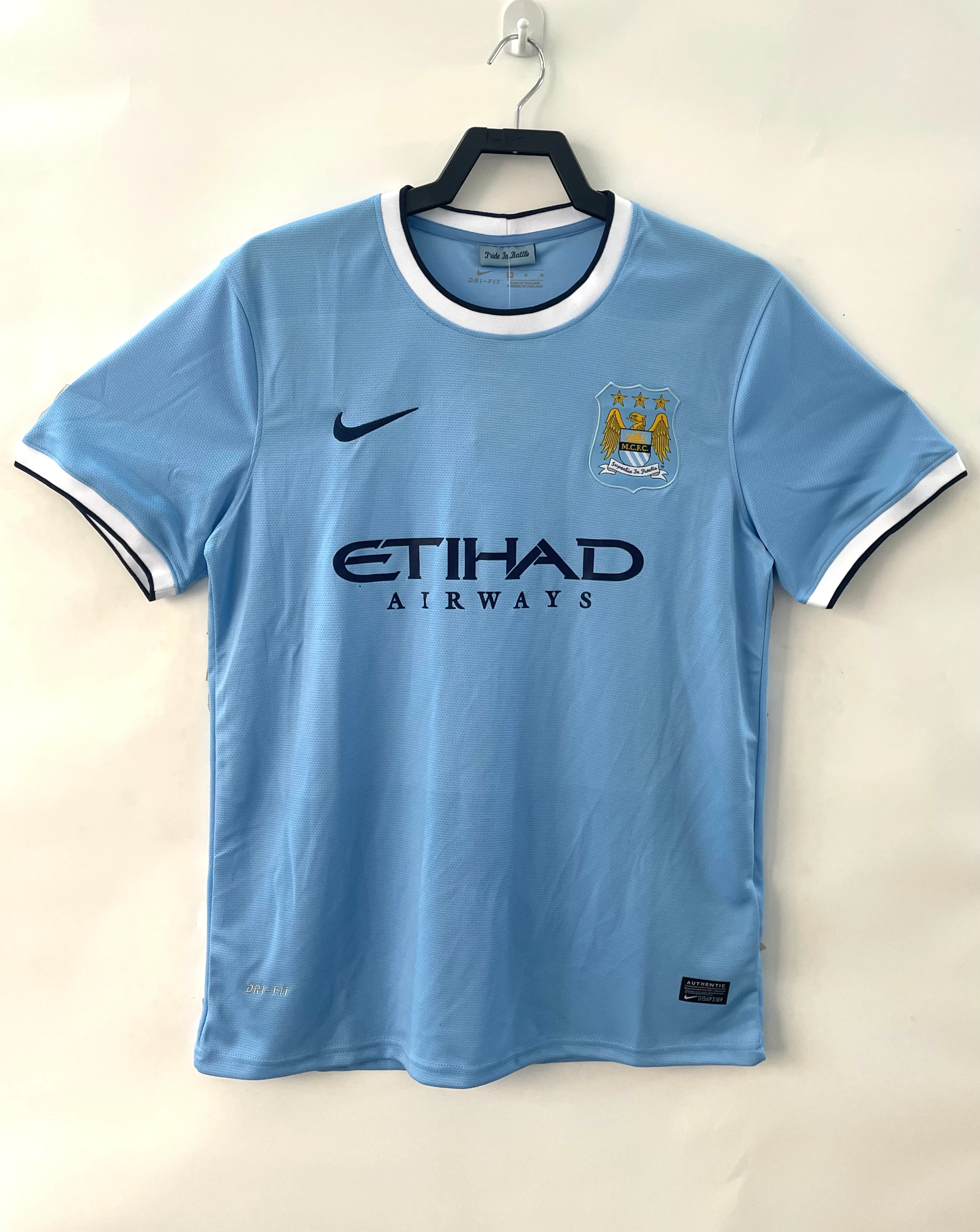 2013-14 Manchester City home retro jersey