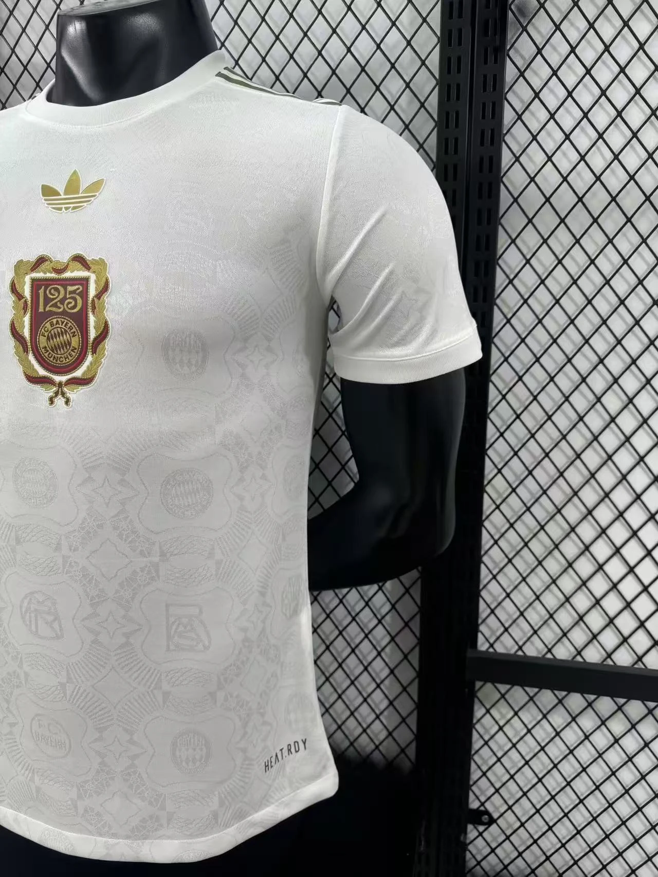 2025-26 Bayern Munich 125th Anniversary White Jersey – Player Version view 8