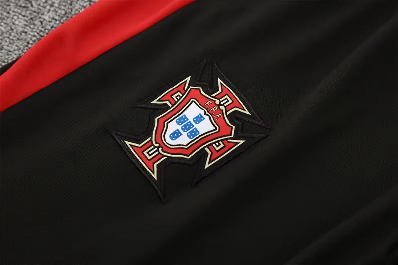 2025-26 Portugal Red Half-Zip Training Jersey view 15