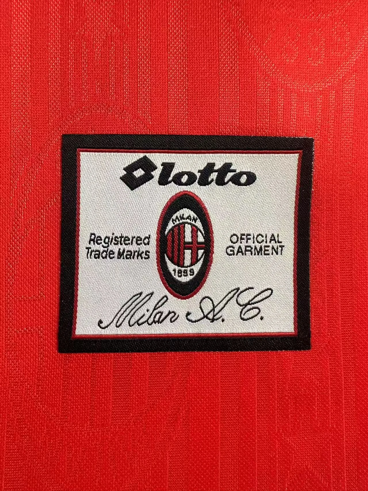 1997-98 AC Milan Special Edition Retro Jersey view 8