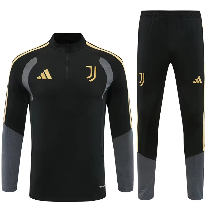 2026-27 Juventus Black Half-Zip Long-Sleeve Training Kit view 15