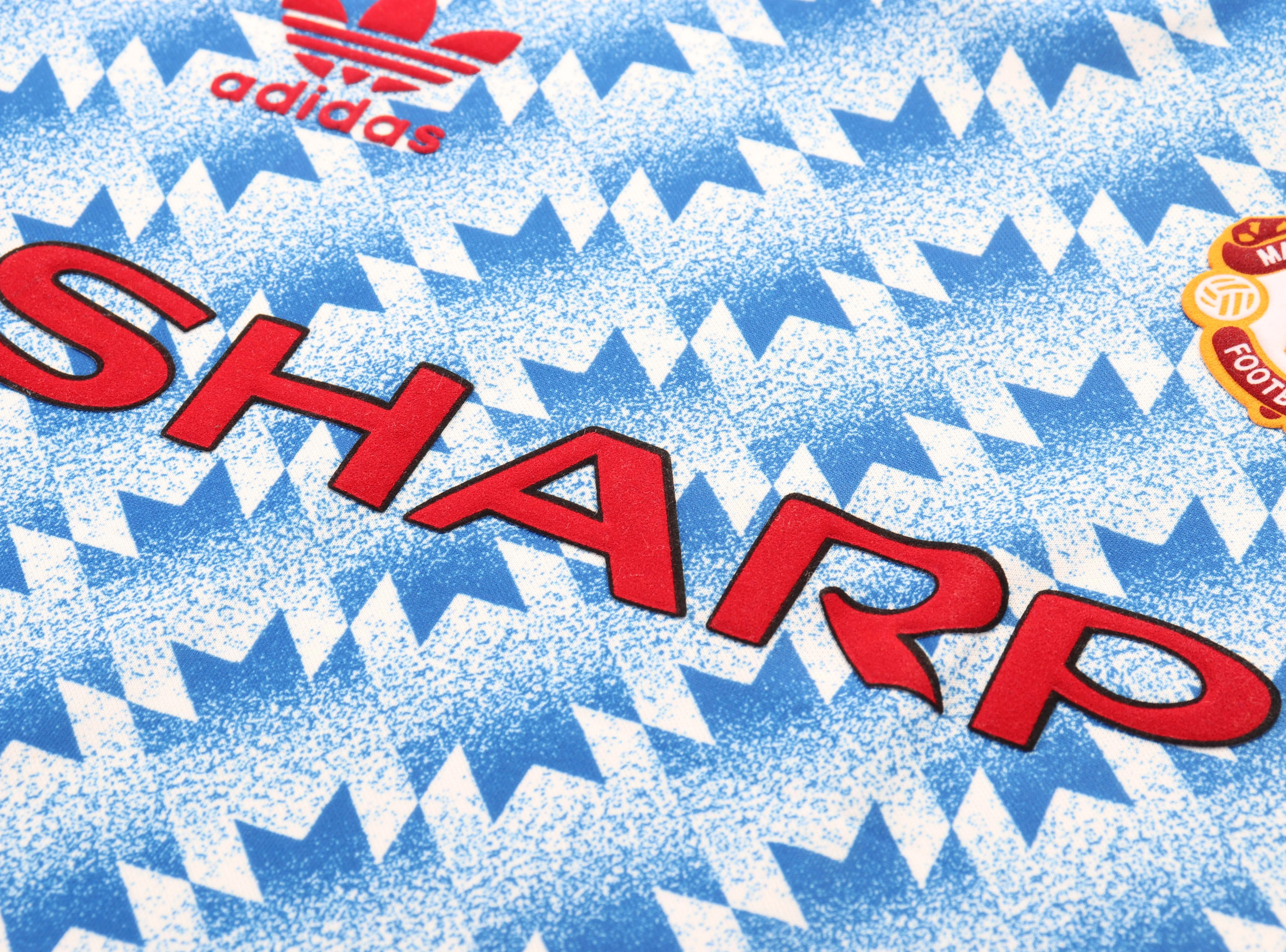 1990-92 Manchester United Away Retro Shirt - Kids view 3