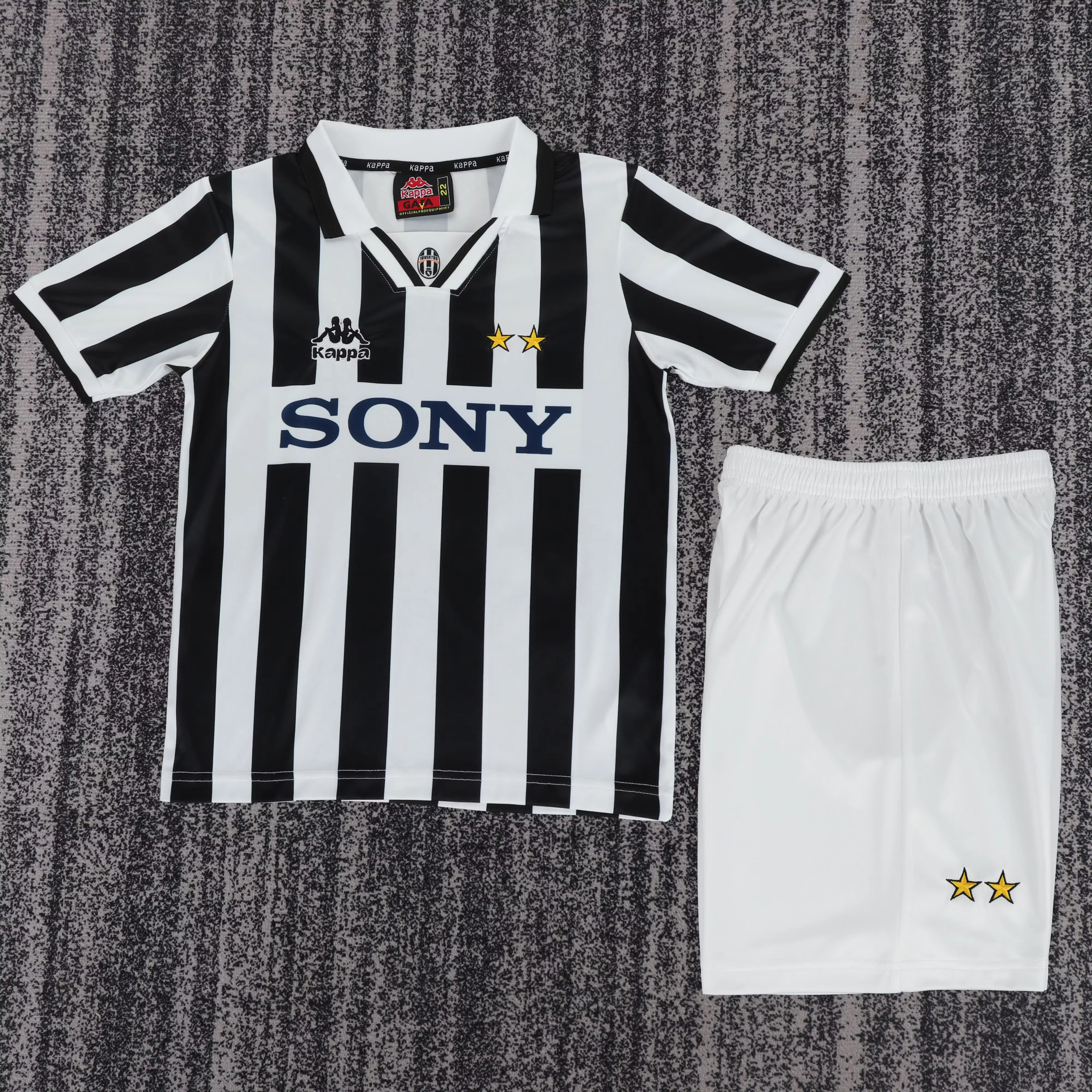 1995-96 Juventus Home Retro Jersey - Children's