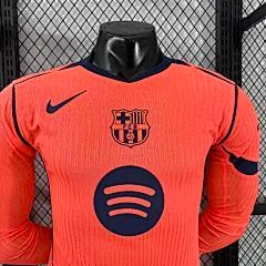 2025-26 Barcelona Second Away Long Sleeve Jersey - Player Edition view 3