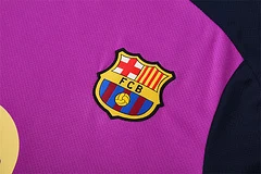 2025-26 Barcelona purple short-sleeved training jersey view 6