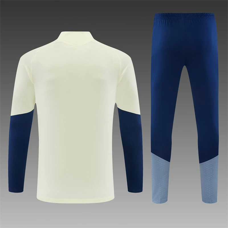 2026-27 Bayern Munich Beige Half-Zip Training Jersey view 2