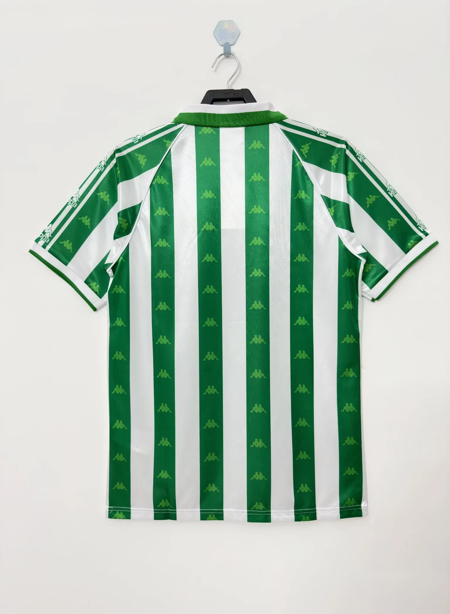 1995-97 Real Betis Home Retro Jersey - With Advertisement view 2