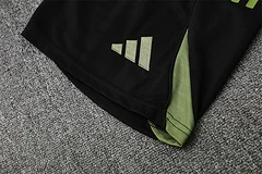 2025-26 Real Madrid Black and Green Short Sleeve Training Jersey view 3