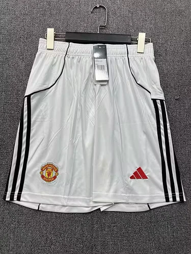 2025-26 Manchester United Home Shorts