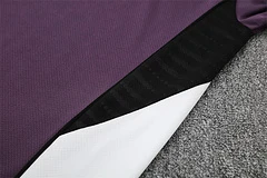 2025-26 Manchester United purple short-sleeved training shirt view 12