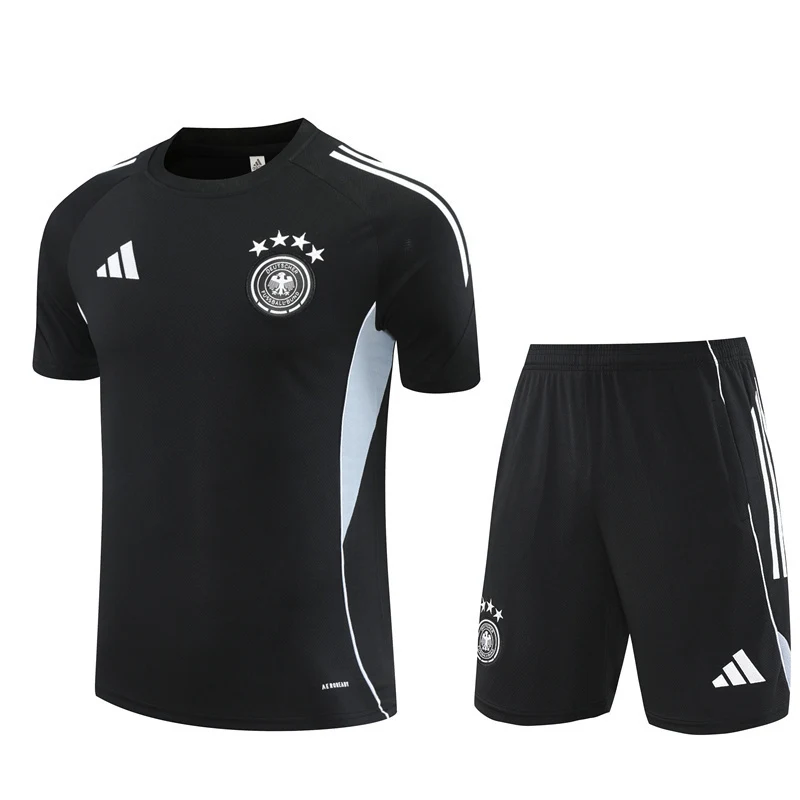 2025-26 Germany Black Short-Sleeve Training Jersey view 19