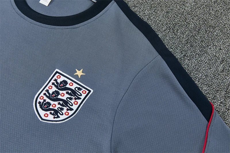 2026-27 England Grey Short-Sleeve Training Jersey view 5