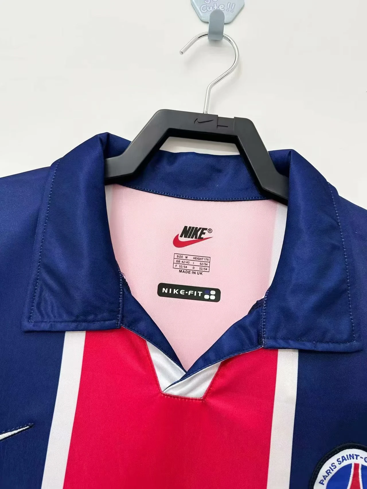 1998-99 Paris home retro jersey view 4