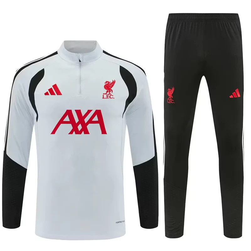 2026-27 Liverpool Light Grey Half-Zip Training Jersey view 20