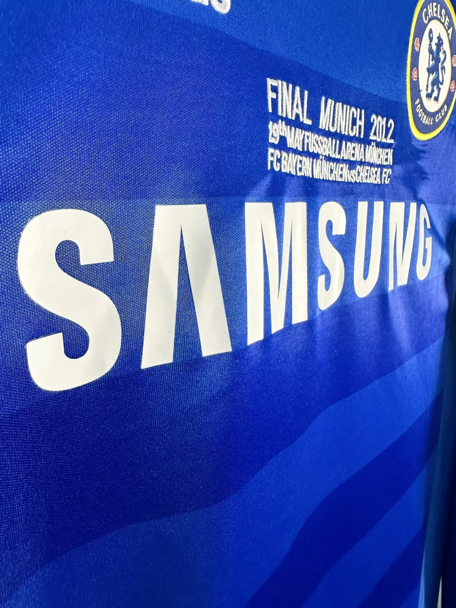 2011-12 Chelsea Home Long Sleeve Retro Shirt view 8