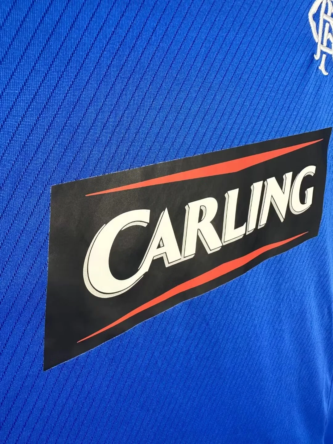 2008-09 Rangers Home Retro Jersey view 7