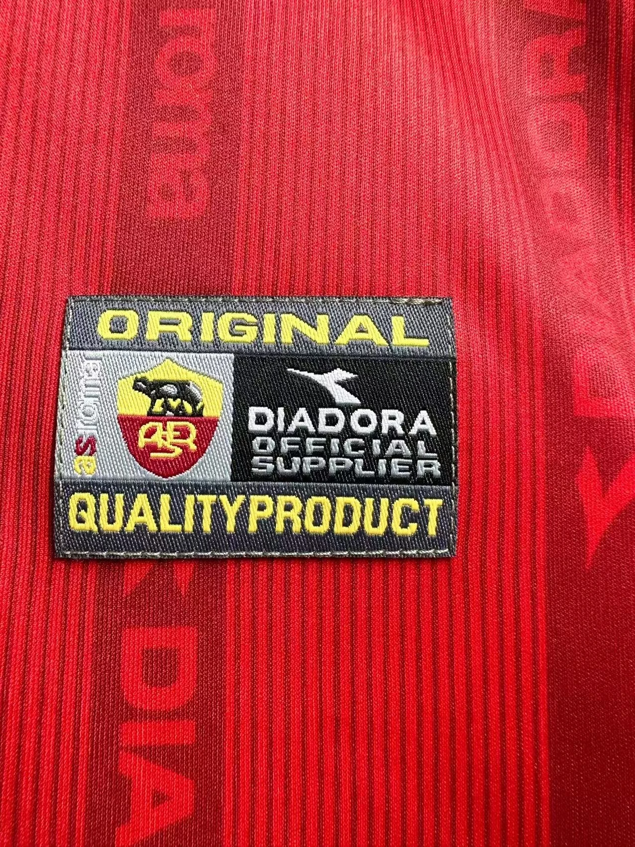 1999-00 Roma Home Retro Long-Sleeve Jersey view 8