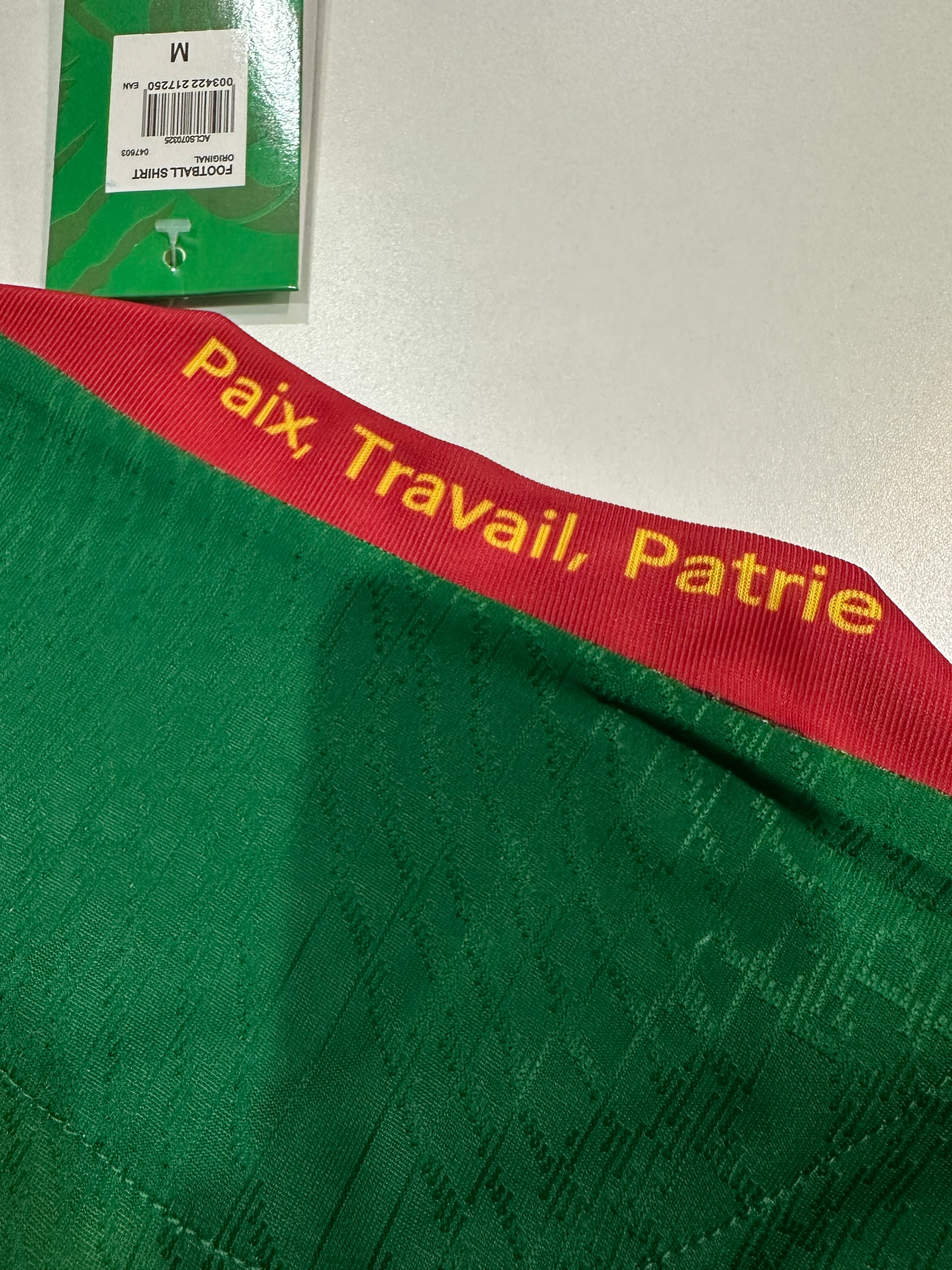 2025-26 Cameroon Home Jersey – Player Version view 3