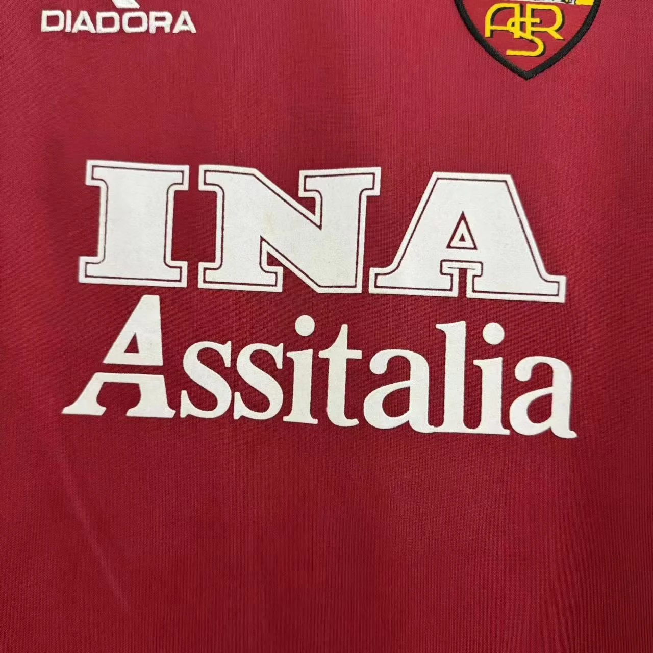 1998-99 Roma Home Retro Jersey view 5