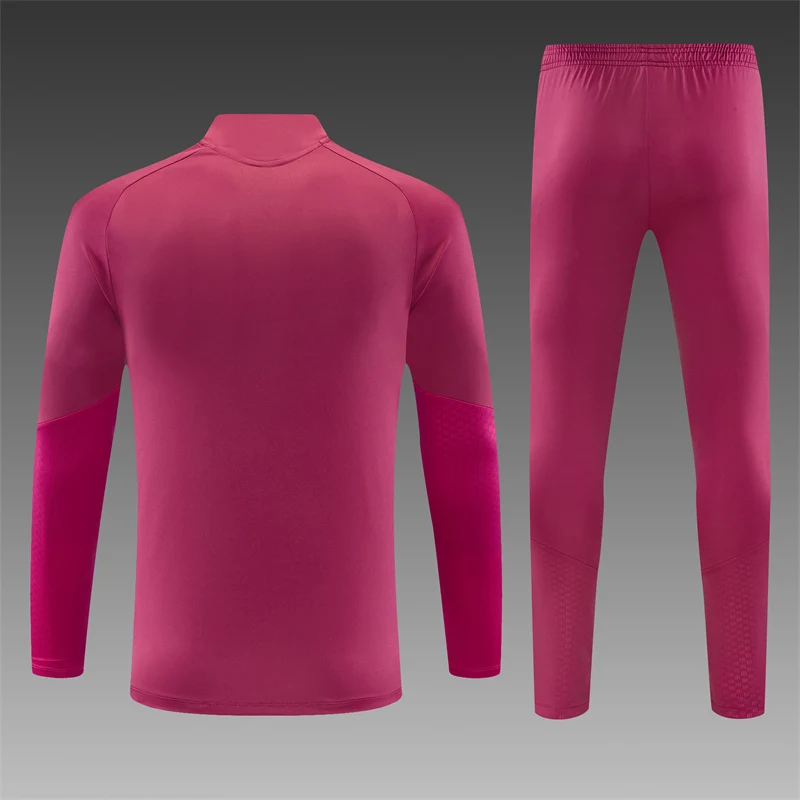 2026-27 Real Madrid Rose-Colored Half-Zip Training Jersey view 2