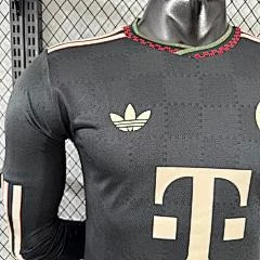 2025-26 Bayern Munich Second Away Long Sleeve Jersey - Player Edition view 4