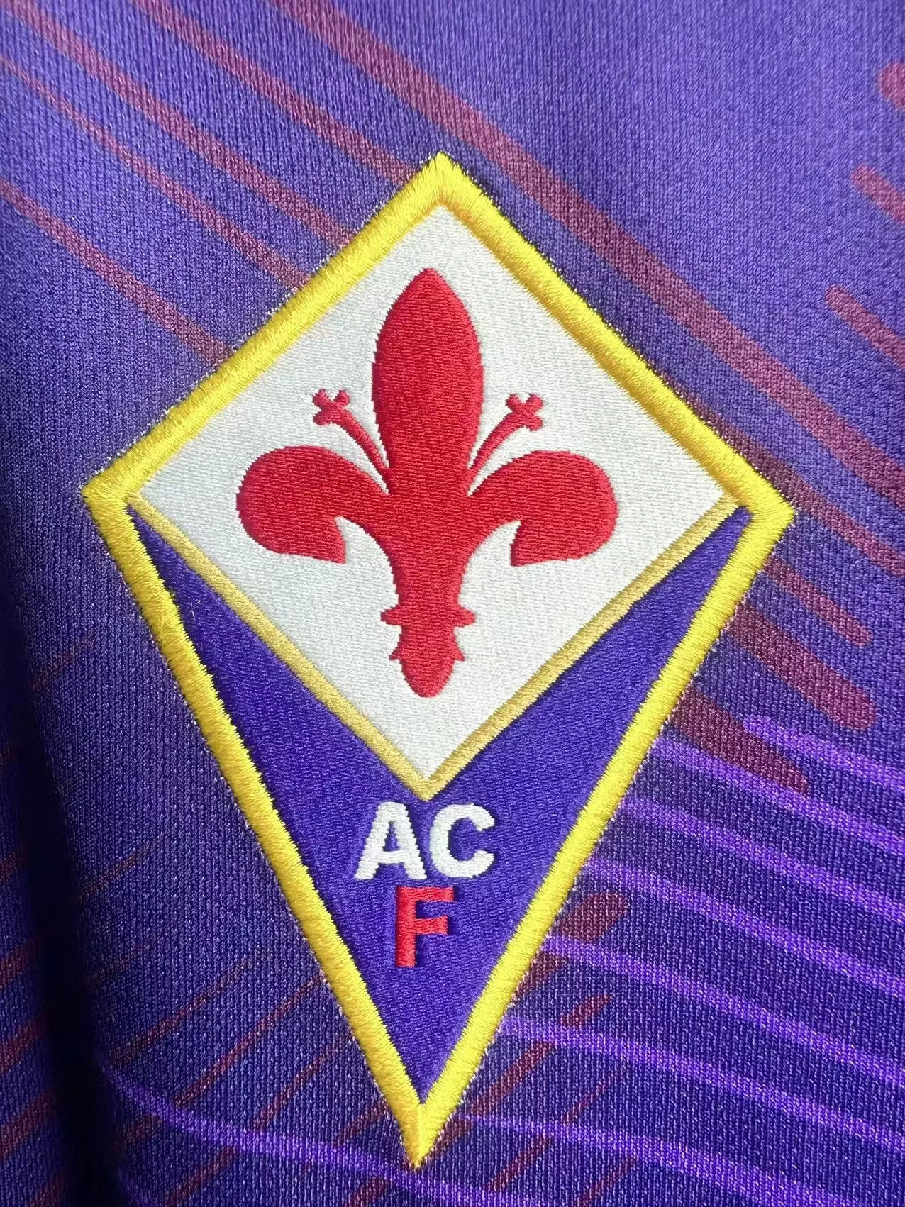 1992-93 Fiorentina Home Long Sleeve Retro Jersey view 4
