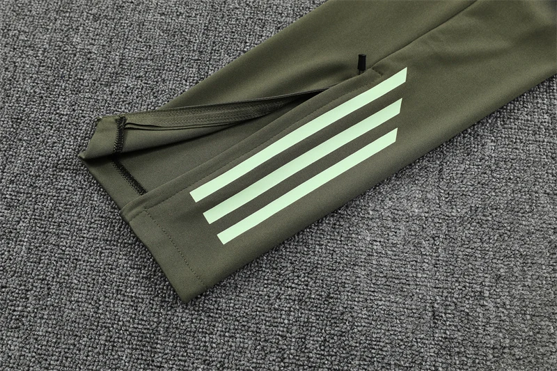 2025-26 Real Madrid Khaki Half-Zip Training Jersey view 5