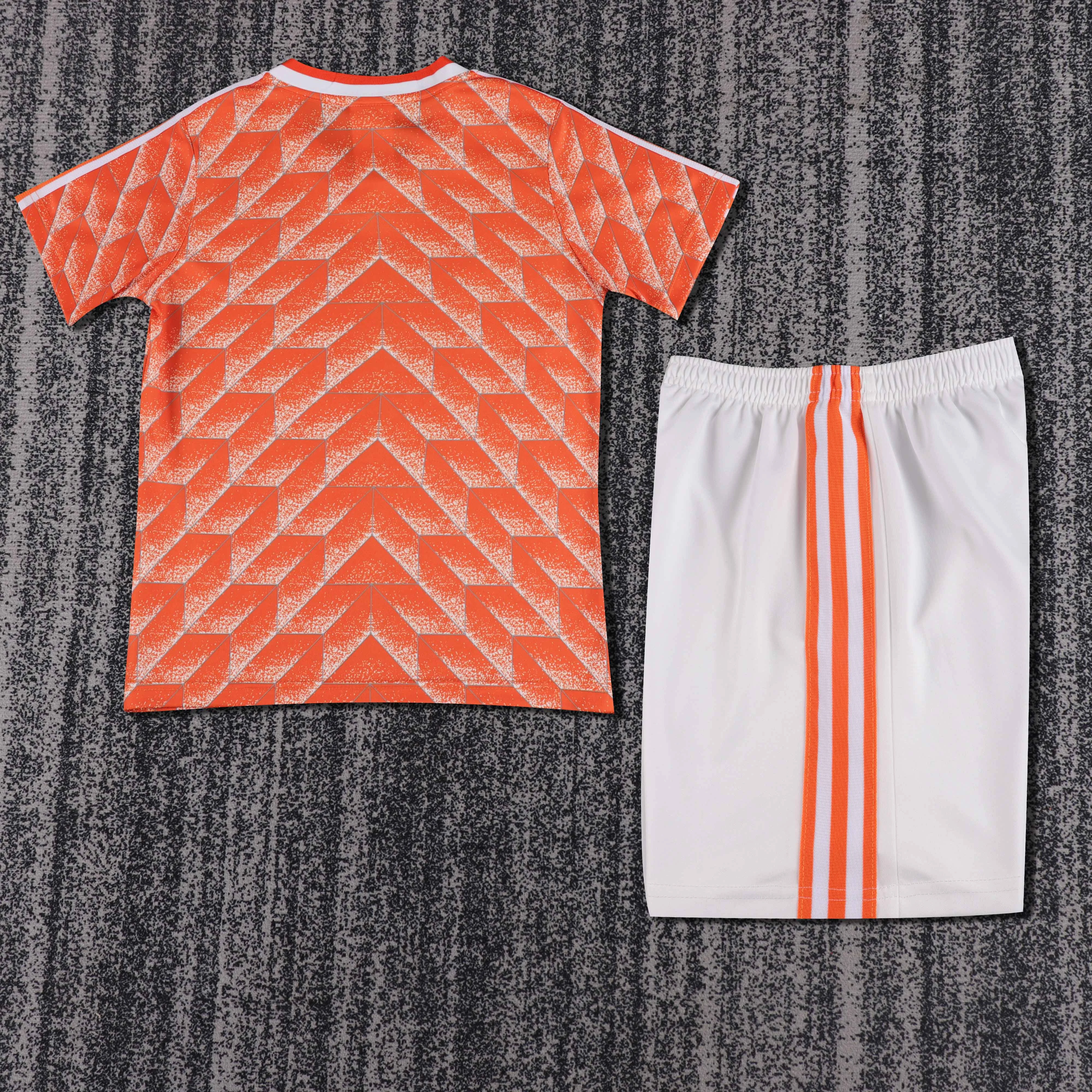 1988 Netherlands Home Retro Shirt - Kids Sizes view 2