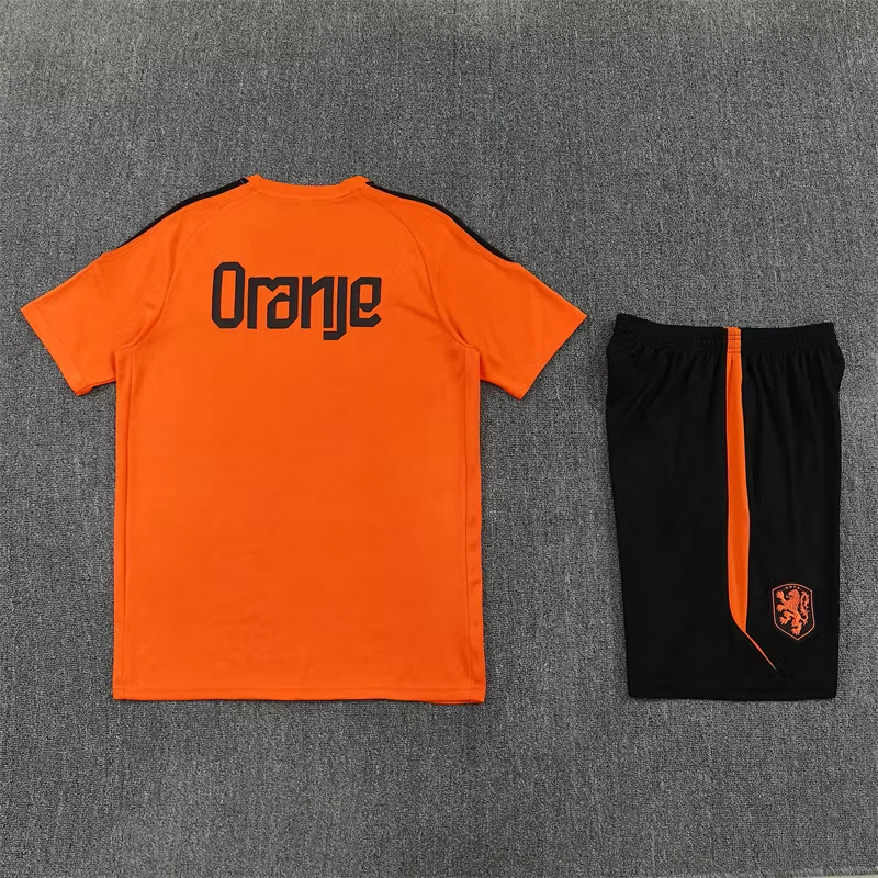 2026-27 Netherlands Royal Orange Short-Sleeve Training Jersey view 15