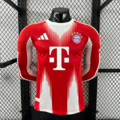 2025-26 Bayern Munich Home Long Sleeve Jersey - Player Edition view 11