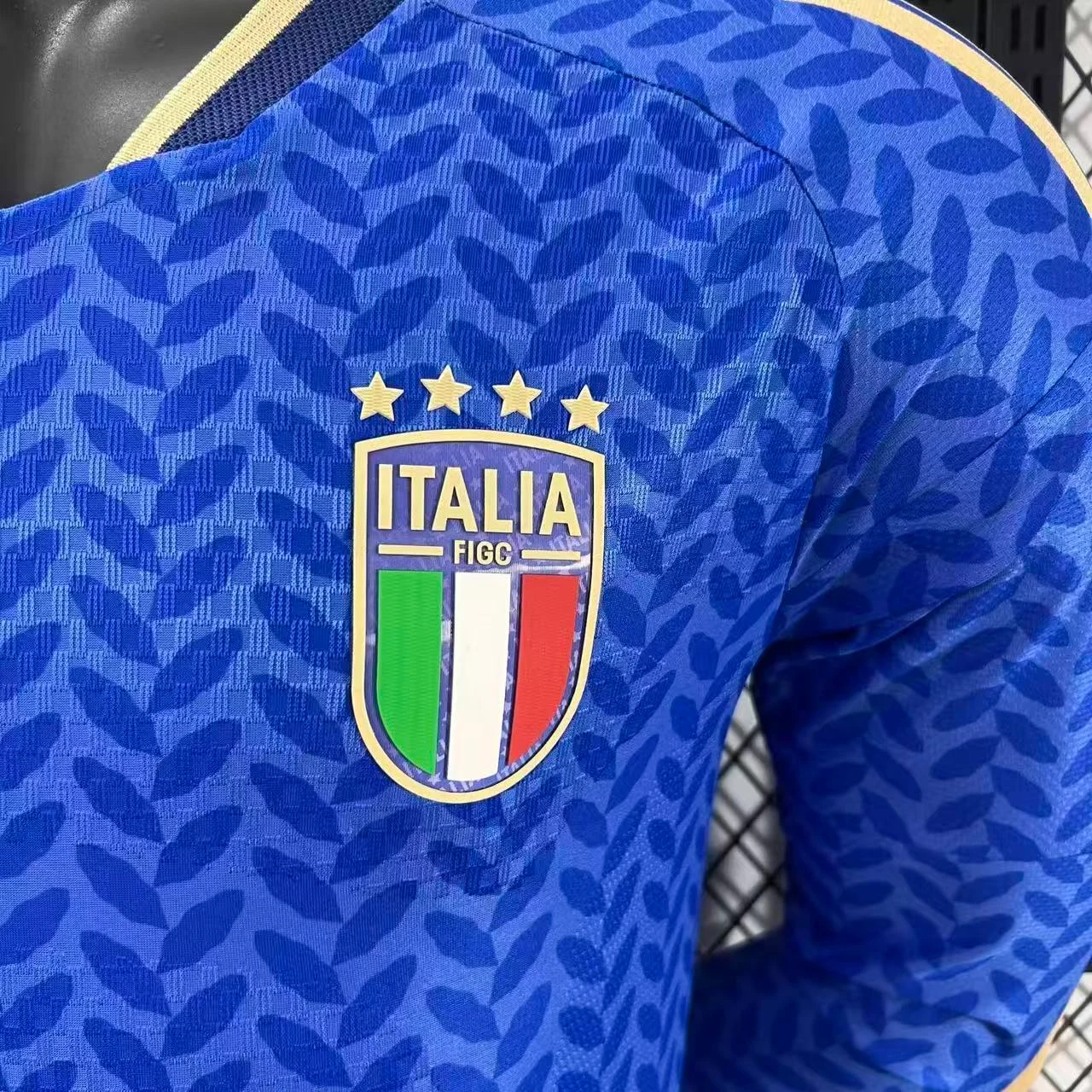2026 Italy Home Long-Sleeve Jersey – Player Version view 5