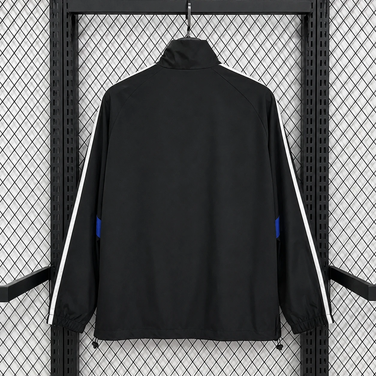 2026-27 Chelsea Black Waterproof Training Windbreaker view 2