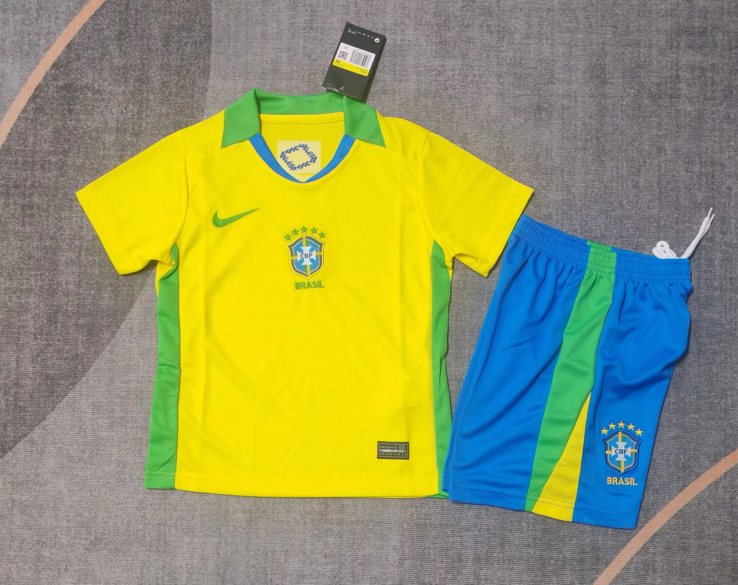 2025-26 Brazil Home Jersey – Kids'