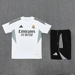 2025-26 Real Madrid White Short Sleeve Training Jersey view 13