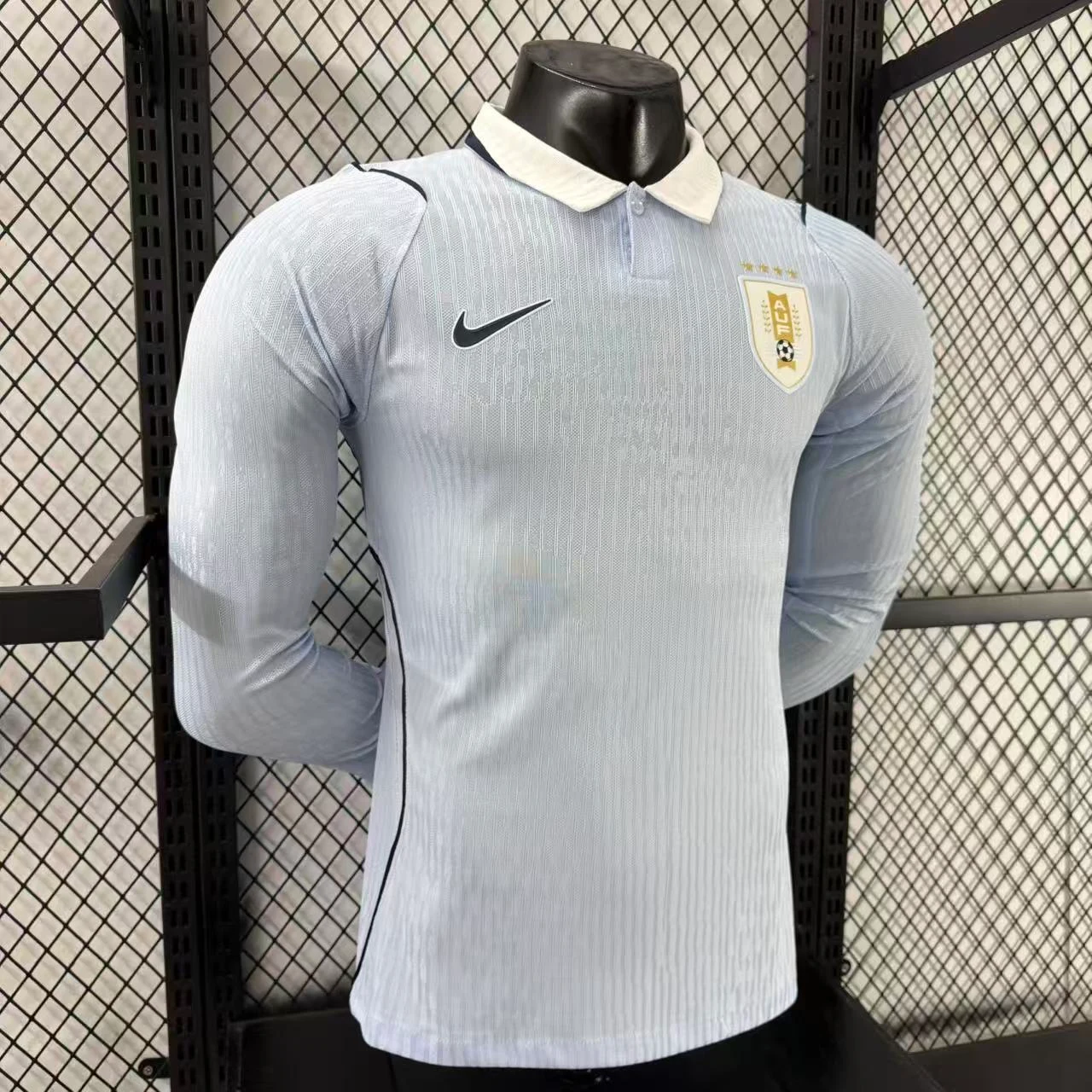 2026-27 Uruguay Home Long-Sleeve Jersey – Player Version view 10