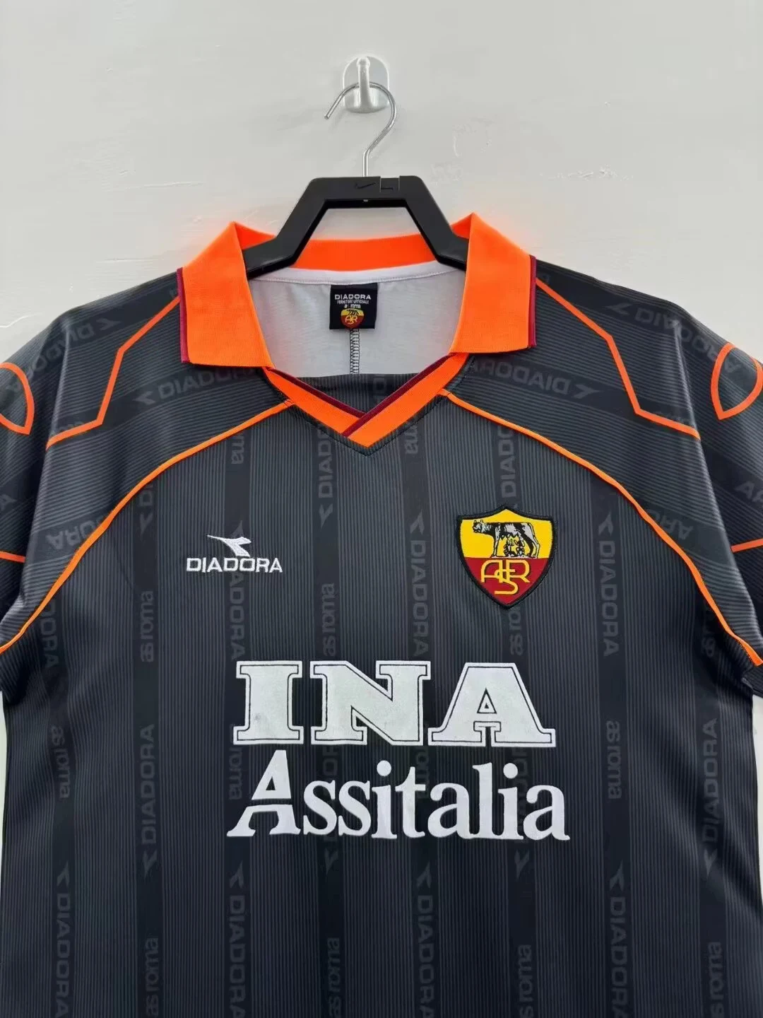 1999-00 Roma Away Retro Jersey view 3