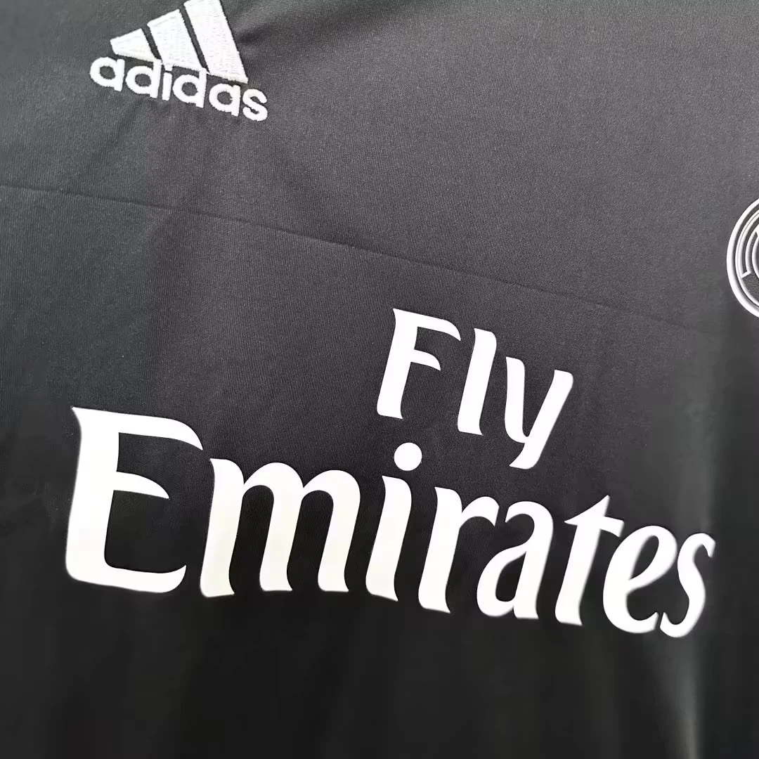 2016-17 Real Madrid Second Away Long Sleeve Retro Jersey view 3