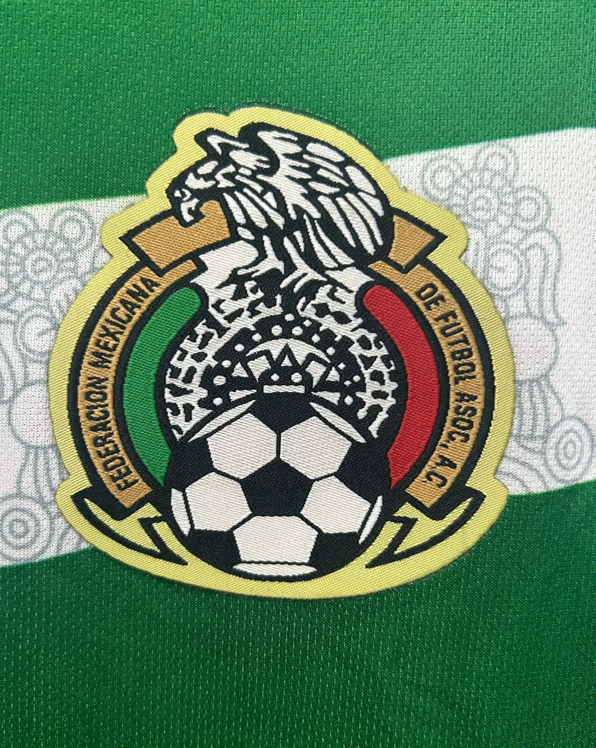 2006 Mexico Home Retro Jersey view 6