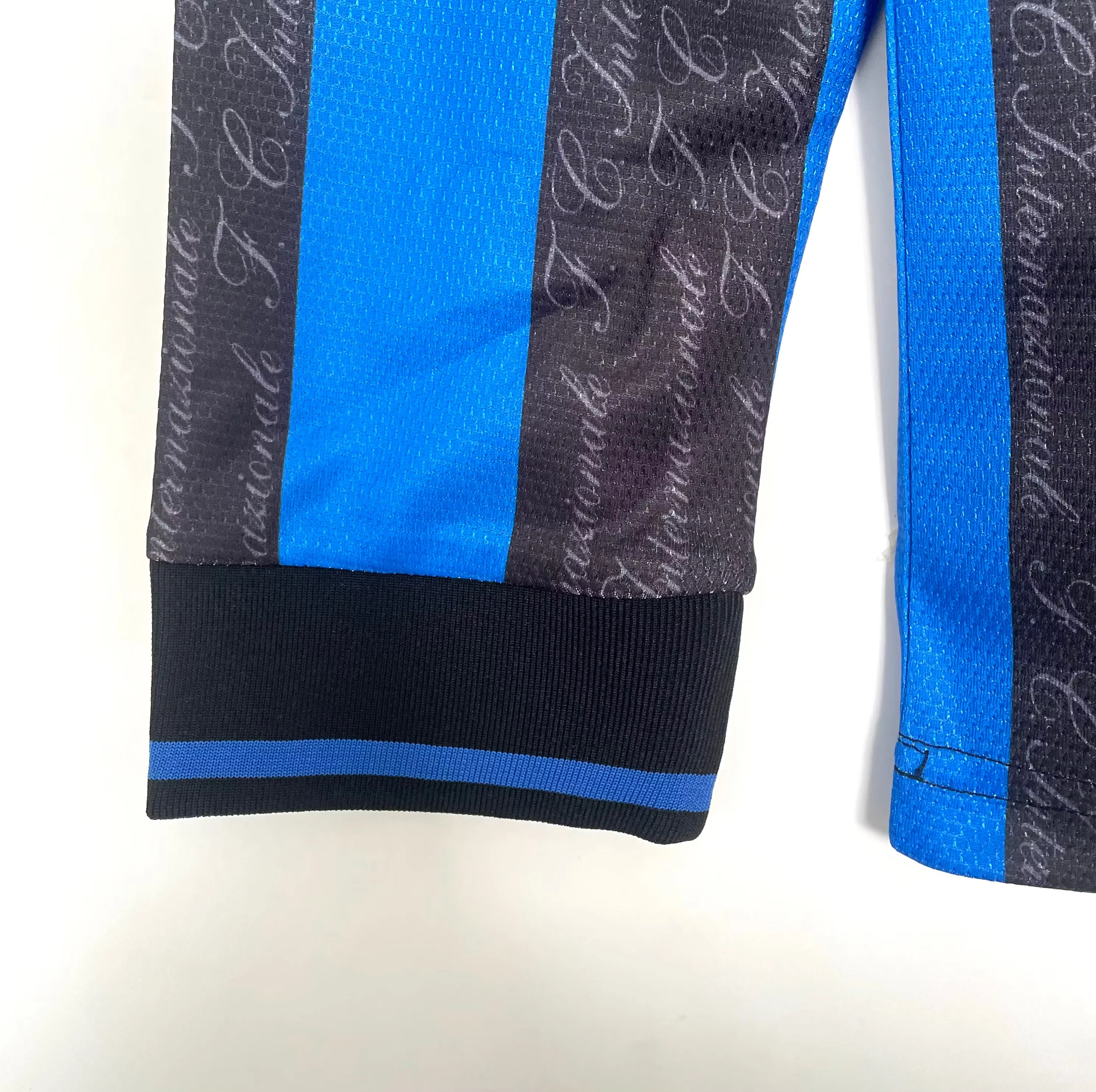 1997-98 Inter Milan Home Long Sleeve Retro Jersey view 3
