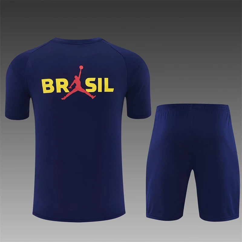 2026-27 Brazil Royal Blue Short-Sleeve Training Jersey view 2