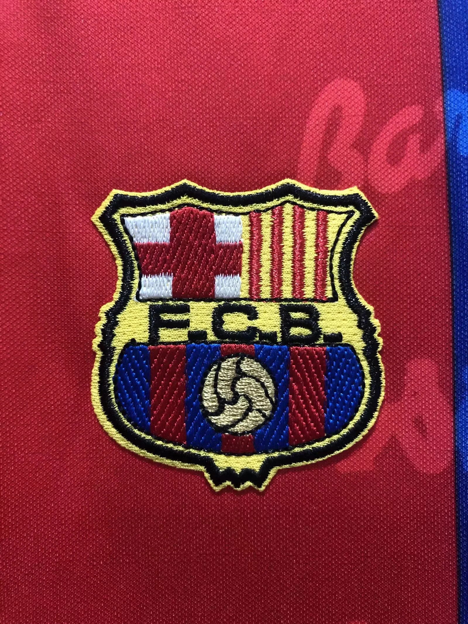 1992-95 Barcelona home retro jersey view 8