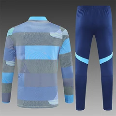 2025-26 Real Madrid camouflage half-pull training jersey view 2