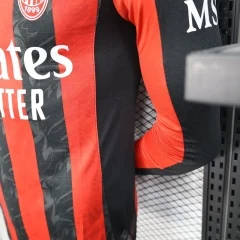 2025-26 AC Home Long Sleeve Jersey - Player Edition view 5
