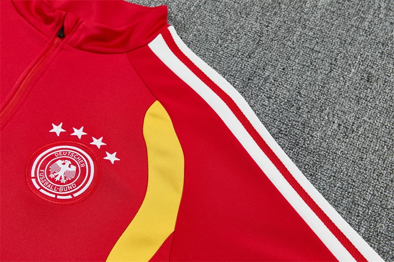 2026-27 Germany Red Half-Zip Training Jersey view 7