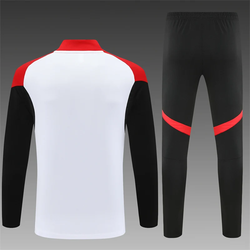 2025-26 Arsenal White Half-Zip Training Jersey view 2