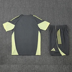 2025-26 Real Madrid dark grey short-sleeved training jersey view 19