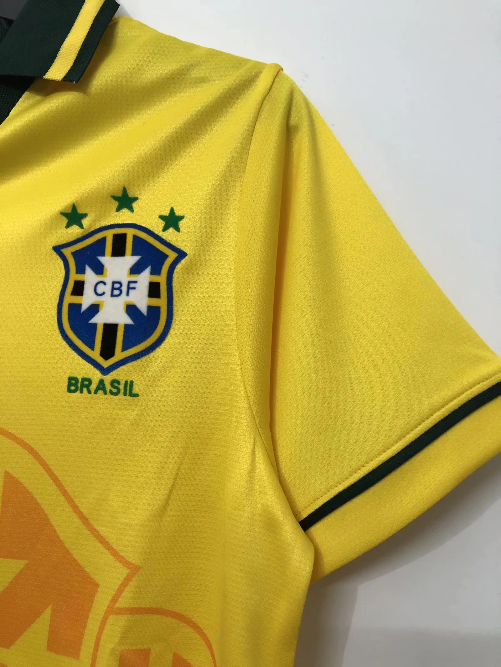 1994 Brazil Home Retro Jersey view 8